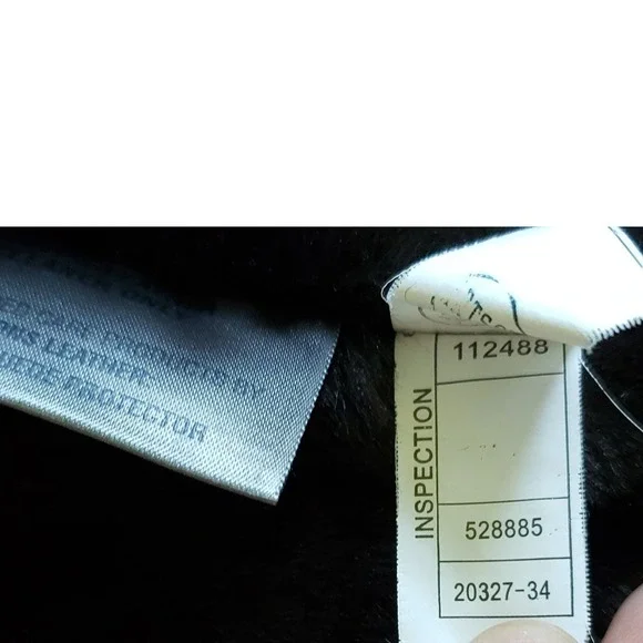 Wilsons Leather Jacket Womens XL Black Faux Fur Lined Hooded Coat Y2K Goth Moto - Picture 10 of 11